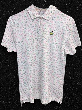 Masters 2026 Magnolia Lane Tech Women's Floral Button-Front Polo